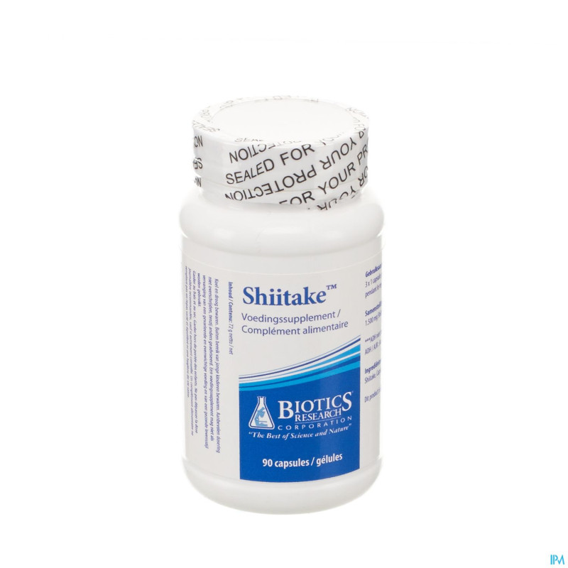 Shiitake biotics    caps 90x500mg