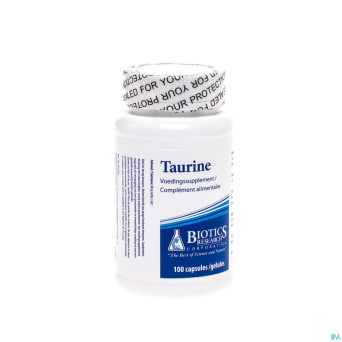 Taurine biotics    caps 100x500mg
