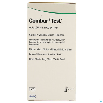 Combur  5 test    strips 100 11893467255