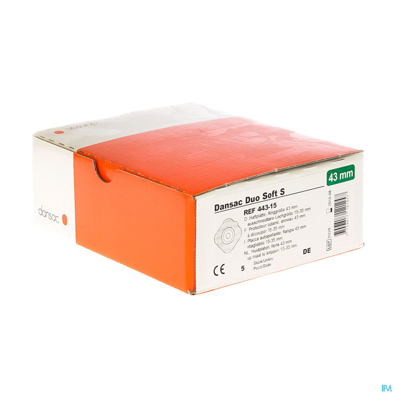 Dansac duo soft s plaques 15-35mm 5 443-15