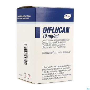 Diflucan pulv pr susp  50mg/5ml