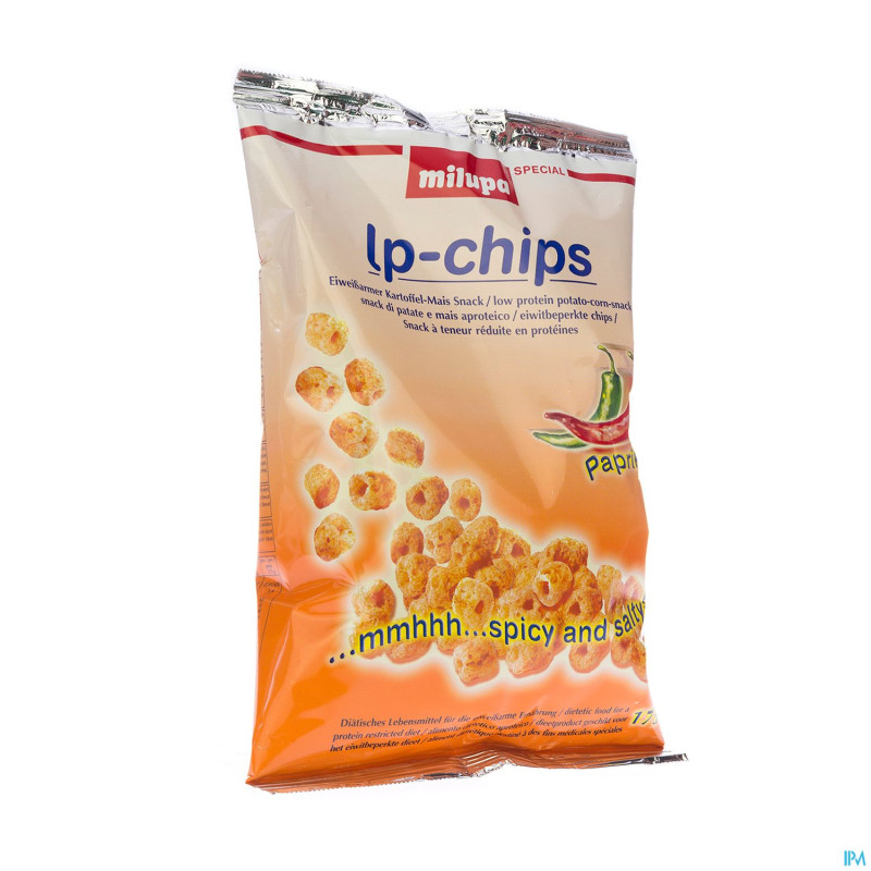 Milupa lp chips paprika    175g