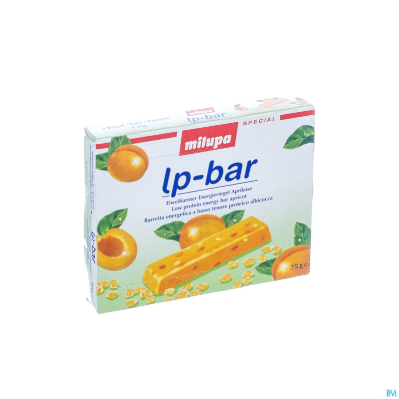 Milupa lp energy bar abricot    75g