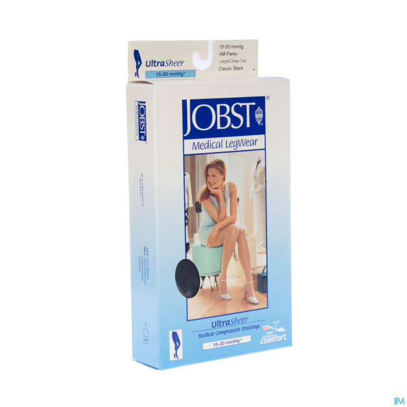 Jobst ultrasheer c1 collant black    l 7517504