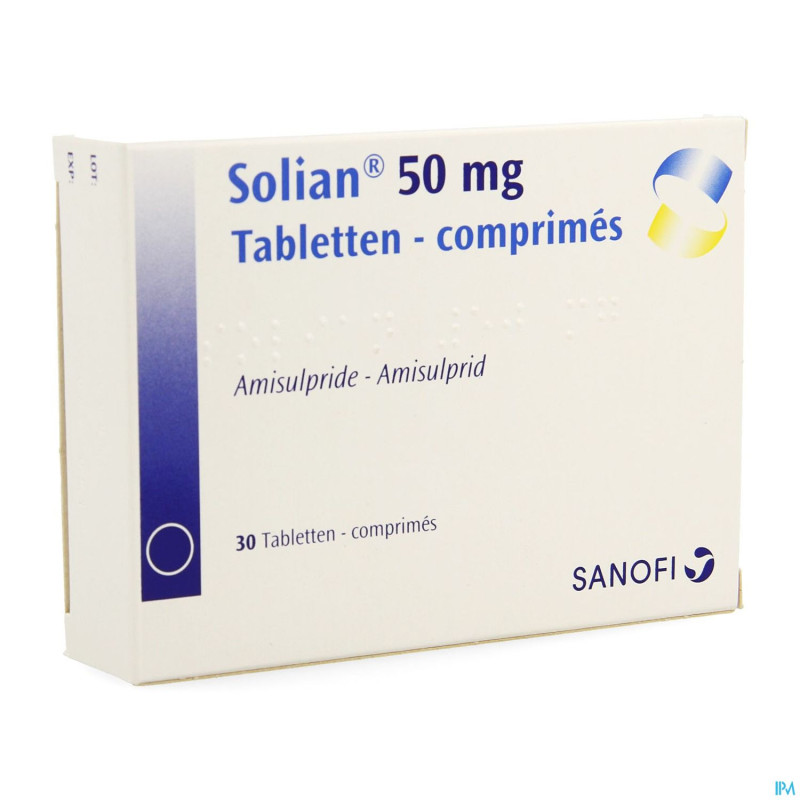 Solian  50 comp  30 x  50 mg