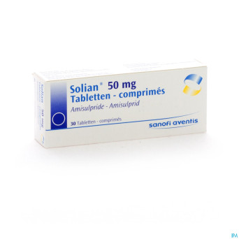 Solian  50 comp  30 x  50 mg