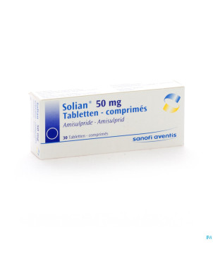 Solian  50 comp  30 x  50 mg