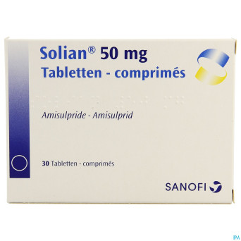Solian  50 comp  30 x  50 mg