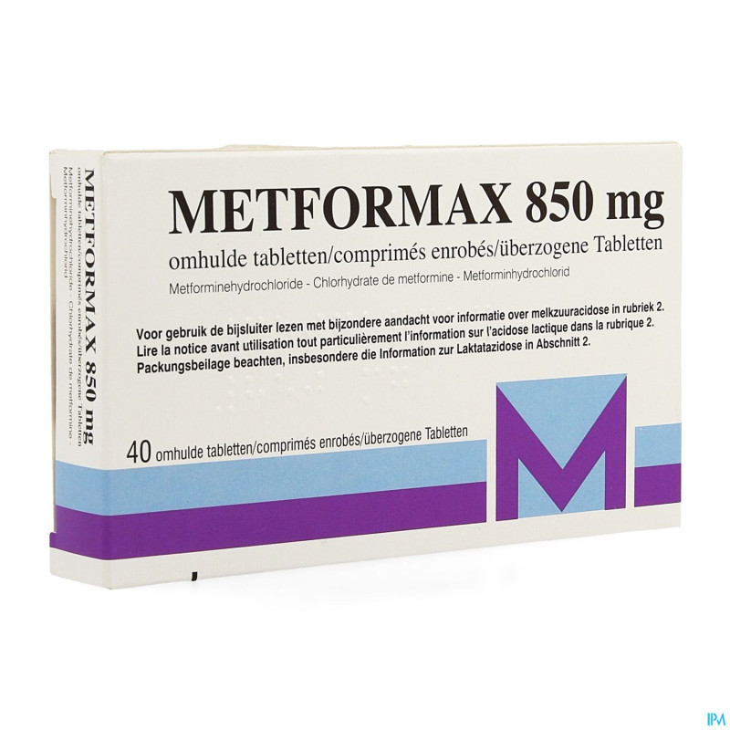 Metformax 850 tabl  40 x 850 mg