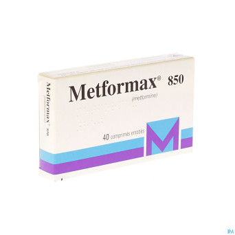 Metformax 850 tabl  40 x 850 mg