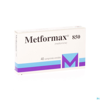 Metformax 850 tabl  40 x 850 mg