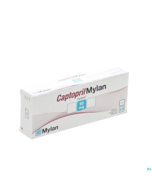 Captopril mylan tabl  45x 50mg
