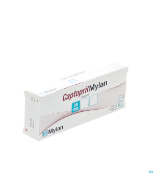 Captopril mylan tabl  45x 25mg