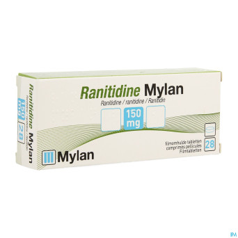 Ranitidine mylan tabl 28x150mg