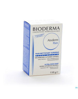 Bioderma atoderm pain surgras peau seche    150g