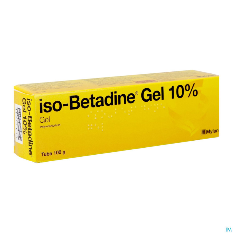 Iso betadine gel tube 100 g