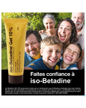 Iso betadine gel tube 100 g