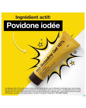 Iso betadine gel tube 100 g