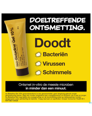 Iso betadine gel tube 100 g