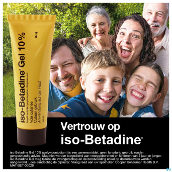 Iso betadine gel tube 100 g
