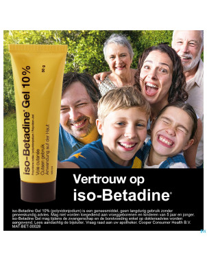 Iso betadine gel tube 100 g