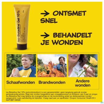 Iso betadine gel tube 100 g