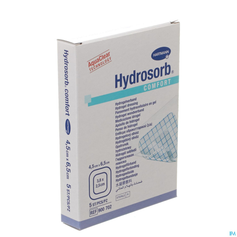 Hydrosorb comf transp ster  4,5x 6,5cm   5 9007021