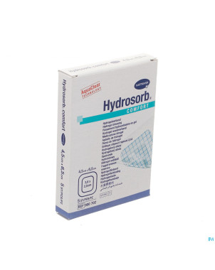 Hydrosorb comf transp ster  4,5x 6,5cm   5 9007021