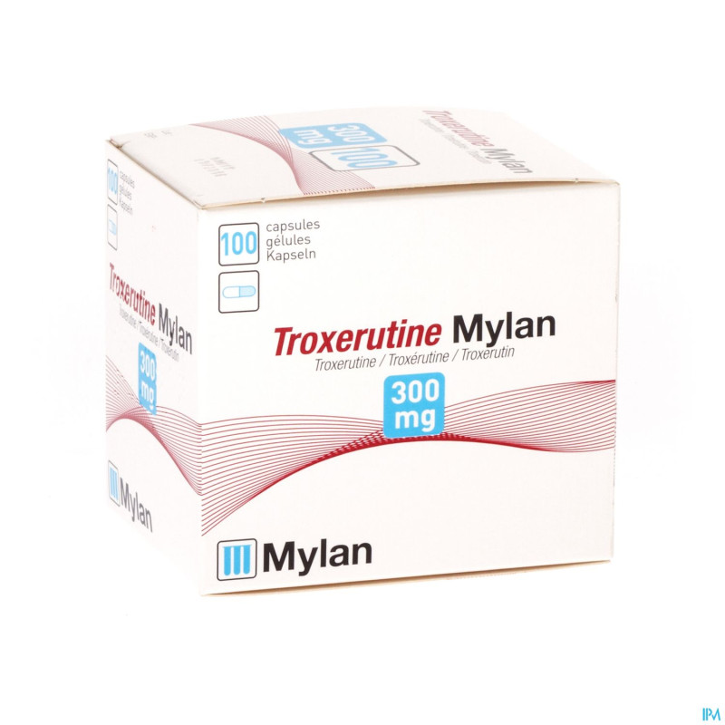 Troxerutine mylan caps 100 x 300 mg