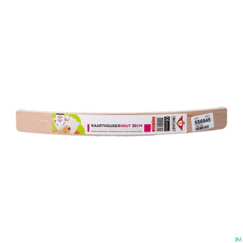 Support cartes de jeu courbe hetre 34cm   dusyma