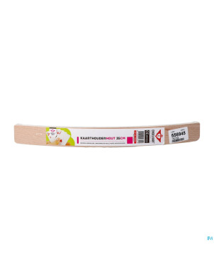 Support cartes de jeu courbe hetre 34cm   dusyma