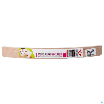 Support cartes de jeu courbe hetre 34cm   dusyma