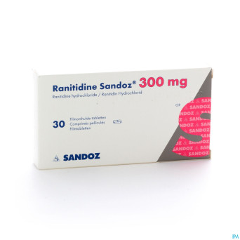 Ranitidine sandoz 300mg tabl  30x300mg new sandoz