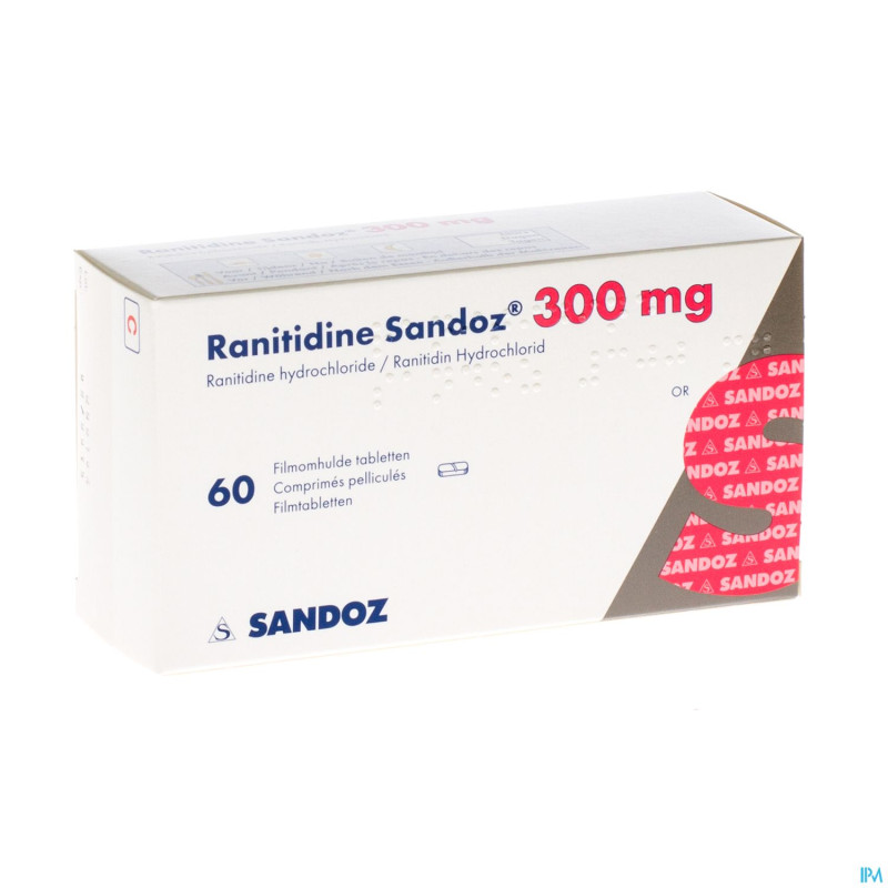 Ranitidine sandoz 300mg tabl  60x300mg new sandoz