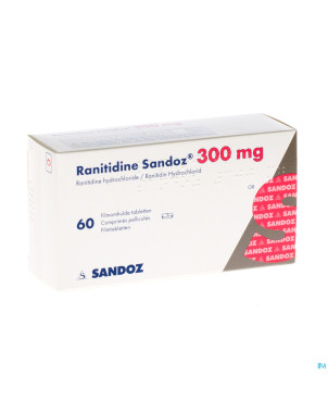 Ranitidine sandoz 300mg tabl  60x300mg new sandoz
