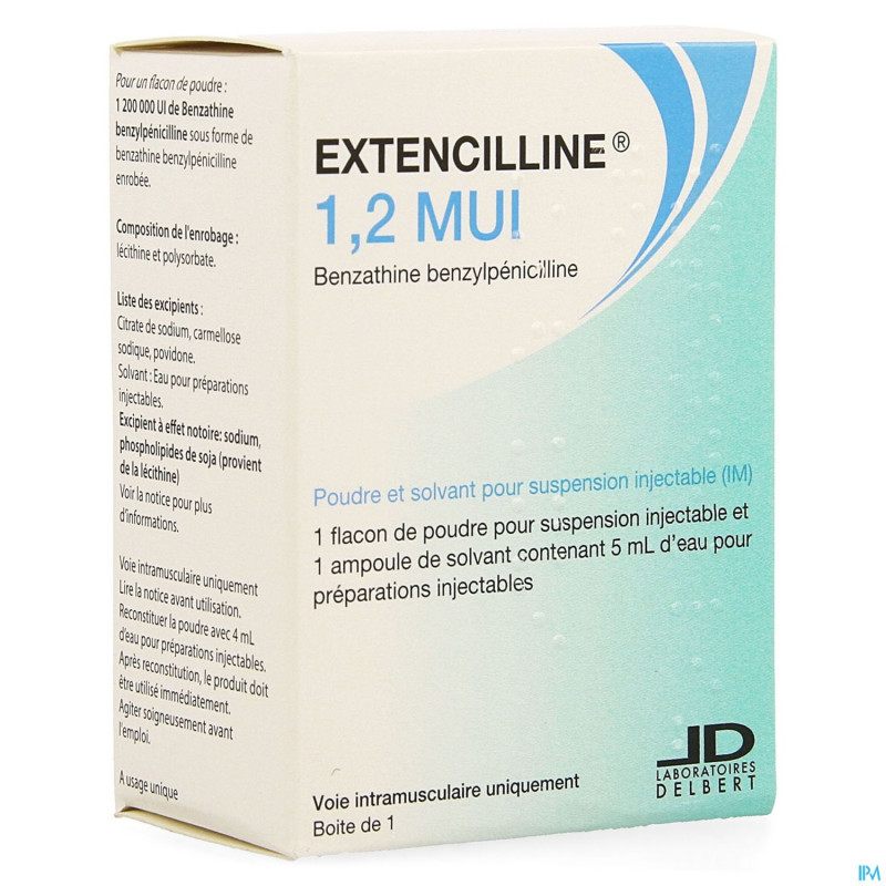 Extencin fl inj 1 x 1.200.000ui