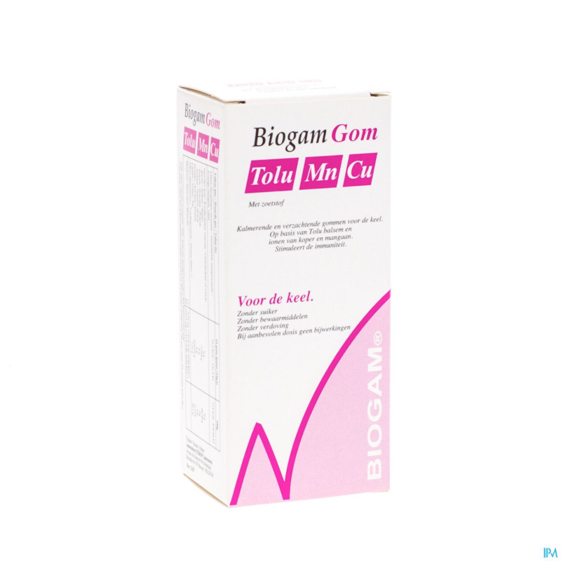 Biogam gom 2000 mn cu tolu blist. 4x10