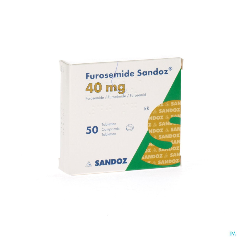 Furosemide sandoz 40mg tabl 50x40mg