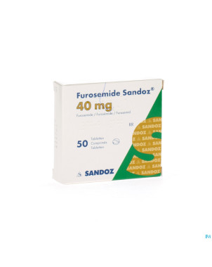 Furosemide sandoz 40mg tabl 50x40mg