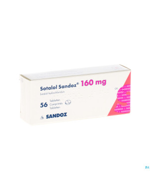 Sotalol sandoz comp 56 x 160 mg