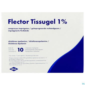 Flector tissugel compres impreg 10