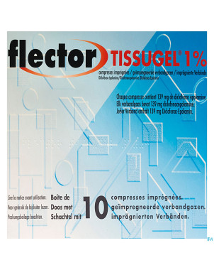 Flector tissugel compres impreg 10