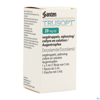Trusopt ocumeter plus 20mg/ml collyre sol 5 ml