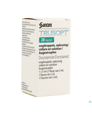 Trusopt ocumeter plus 20mg/ml collyre sol 5 ml