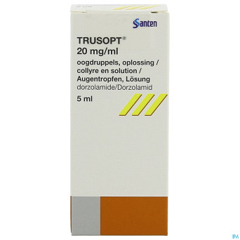 Trusopt ocumeter plus 20mg/ml collyre sol 5 ml
