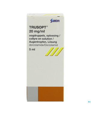 Trusopt ocumeter plus 20mg/ml collyre sol 5 ml