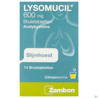 Lysomucil 600 comp eff 14 x 600 mg