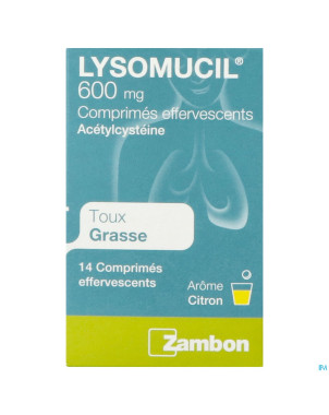 Lysomucil 600 comp eff 14 x 600 mg