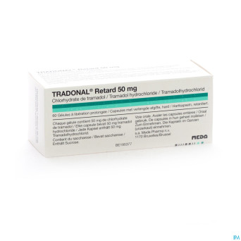 Tradonal retard caps 60 x  50 mg