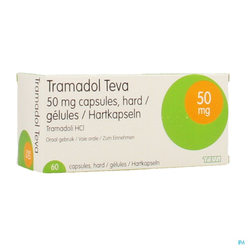 Tramadol teva caps 60 x 50 mg